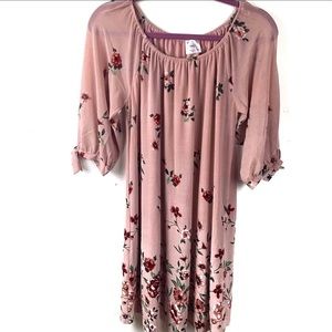 Boho Ditsy Pink Floral Festival Dress Siren Lily Size Medium